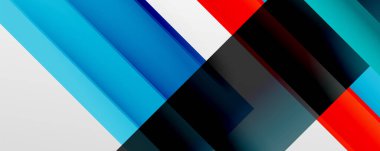 Gölge çizgileri, modern formlar, dikdörtgenler, kareler ve akışkan eğimlere sahip geometrik soyut arkaplanlar. Parlak renkli çizgiler serin arkaplanlar