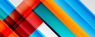 Gölge çizgileri, modern formlar, dikdörtgenler, kareler ve akışkan eğimlere sahip geometrik soyut arkaplanlar. Parlak renkli çizgiler serin arkaplanlar