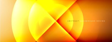 Vektör soyut arkaplan - gölgeler ve ışık efektleri ile sıvı gradyanı üzerinde daire ve çapraz çapraz. Metin için tekno ya da ticari parlak tasarım şablonları