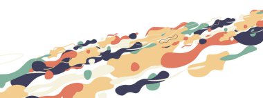 Moda sıvı biçimi, soyut tasarım şekilleri, pankartlar, broşürler, posterler, web iniş sayfaları, kapaklar veya pankartlar için dinamik vektör arkaplanı