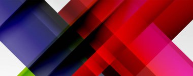 Gölge çizgileri, modern formlar, dikdörtgenler, kareler ve akışkan eğimlere sahip geometrik soyut arkaplanlar. Parlak renkli çizgiler serin arkaplanlar