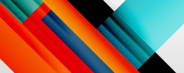 Gölge çizgileri, modern formlar, dikdörtgenler, kareler ve akışkan eğimlere sahip geometrik soyut arkaplanlar. Parlak renkli çizgiler serin arkaplanlar