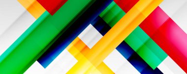 Gölge çizgileri, modern formlar, dikdörtgenler, kareler ve akışkan eğimlere sahip geometrik soyut arkaplanlar. Parlak renkli çizgiler serin arkaplanlar