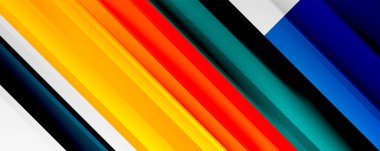 Gölge çizgileri, modern formlar, dikdörtgenler, kareler ve akışkan eğimlere sahip geometrik soyut arkaplanlar. Parlak renkli çizgiler serin arkaplanlar