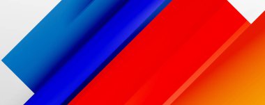 Gölge çizgileri, modern formlar, dikdörtgenler, kareler ve akışkan eğimlere sahip geometrik soyut arkaplanlar. Parlak renkli çizgiler serin arkaplanlar