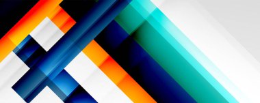 Gölge çizgileri, modern formlar, dikdörtgenler, kareler ve akışkan eğimlere sahip geometrik soyut arkaplanlar. Parlak renkli çizgiler serin arkaplanlar