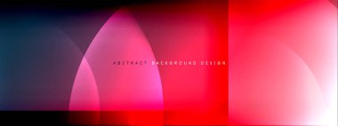 Vektör soyut arkaplan - gölgeler ve ışık efektleri ile sıvı gradyanı üzerinde daire ve çapraz çapraz. Metin için tekno ya da ticari parlak tasarım şablonları