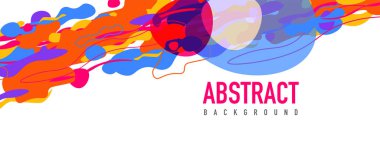 Moda sıvı biçimi, soyut tasarım şekilleri, pankartlar, broşürler, posterler, web iniş sayfaları, kapaklar veya pankartlar için dinamik vektör arkaplanı