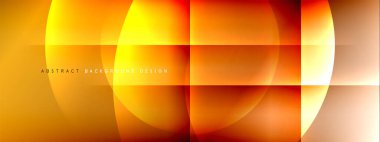 Vektör soyut arkaplan - gölgeler ve ışık efektleri ile sıvı gradyanı üzerinde daire ve çapraz çapraz. Metin için tekno ya da ticari parlak tasarım şablonları