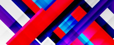 Gölge çizgileri, modern formlar, dikdörtgenler, kareler ve akışkan eğimlere sahip geometrik soyut arkaplanlar. Parlak renkli çizgiler serin arkaplanlar