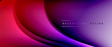 Gölge çizgileri ve parlayan ışık efekti ile akışkan gradyan dalgalar, kapak için modern akış hareketi soyut arkaplan, pankartlar, poster, afiş veya el ilanı