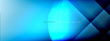 Vektör soyut arkaplan - gölgeler ve ışık efektleri ile sıvı gradyanı üzerinde daire ve çapraz çapraz. Metin için tekno ya da ticari parlak tasarım şablonları