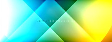 Vektör soyut arkaplan - gölgeler ve ışık efektleri ile sıvı gradyanı üzerinde daire ve çapraz çapraz. Metin için tekno ya da ticari parlak tasarım şablonları