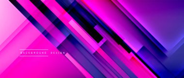 Sıvı renk eğiminde dinamik çizgiler. Metnin, logonuz veya grafikleriniz için modaylı geometrik soyut arkaplan