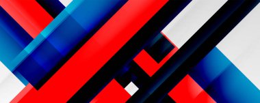 Gölge çizgileri, modern formlar, dikdörtgenler, kareler ve akışkan eğimlere sahip geometrik soyut arkaplanlar. Parlak renkli çizgiler serin arkaplanlar