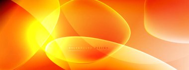 Vektör soyut arkaplan - sıvı kabarcıklar, gölgeler ve ışık efektleri ile sıvı gradyan şekiller. Metin için parlak tasarım şablonu