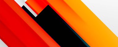 Gölge çizgileri, modern formlar, dikdörtgenler, kareler ve akışkan eğimlere sahip geometrik soyut arkaplanlar. Parlak renkli çizgiler serin arkaplanlar