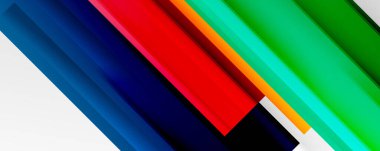 Gölge çizgileri, modern formlar, dikdörtgenler, kareler ve akışkan eğimlere sahip geometrik soyut arkaplanlar. Parlak renkli çizgiler serin arkaplanlar