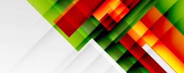 Gölge çizgileri, modern formlar, dikdörtgenler, kareler ve akışkan eğimlere sahip geometrik soyut arkaplanlar. Parlak renkli çizgiler serin arkaplanlar