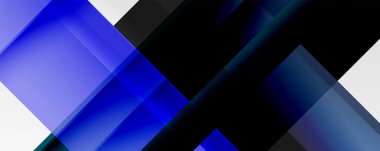 Gölge çizgileri, modern formlar, dikdörtgenler, kareler ve akışkan eğimlere sahip geometrik soyut arkaplanlar. Parlak renkli çizgiler serin arkaplanlar