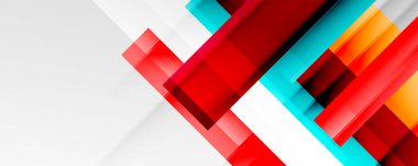 Gölge çizgileri, modern formlar, dikdörtgenler, kareler ve akışkan eğimlere sahip geometrik soyut arkaplanlar. Parlak renkli çizgiler serin arkaplanlar