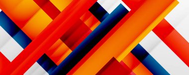 Gölge çizgileri, modern formlar, dikdörtgenler, kareler ve akışkan eğimlere sahip geometrik soyut arkaplanlar. Parlak renkli çizgiler serin arkaplanlar