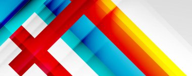 Gölge çizgileri, modern formlar, dikdörtgenler, kareler ve akışkan eğimlere sahip geometrik soyut arkaplanlar. Parlak renkli çizgiler serin arkaplanlar