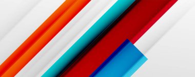 Gölge çizgileri, modern formlar, dikdörtgenler, kareler ve akışkan eğimlere sahip geometrik soyut arkaplanlar. Parlak renkli çizgiler serin arkaplanlar