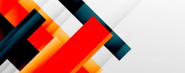 Gölge çizgileri, modern formlar, dikdörtgenler, kareler ve akışkan eğimlere sahip geometrik soyut arkaplanlar. Parlak renkli çizgiler serin arkaplanlar
