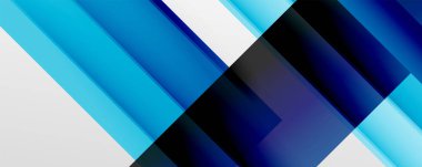 Gölge çizgileri, modern formlar, dikdörtgenler, kareler ve akışkan eğimlere sahip geometrik soyut arkaplanlar. Parlak renkli çizgiler serin arkaplanlar