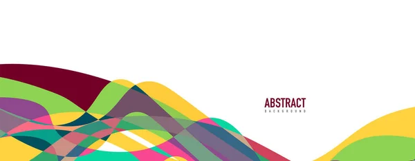 Vloeibare golf kleurrijke abstracte achtergrond. Dynamisch kleurrijk levendig vectorontwerp — Stockvector