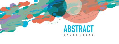 Moda sıvı biçimi, soyut tasarım şekilleri, pankartlar, broşürler, posterler, web iniş sayfaları, kapaklar veya pankartlar için dinamik vektör arkaplanı