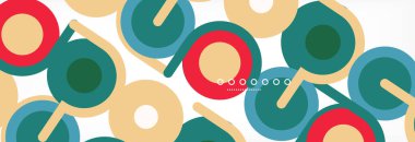 Kapaklar, afişler, el ilanları ve posterler ve diğer şablonlar için çemberler ve çizgiler soyut arkaplan