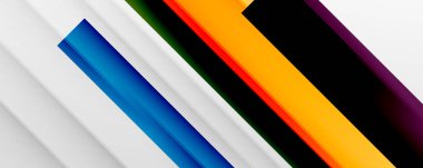 Gölge çizgileri, modern formlar, dikdörtgenler, kareler ve akışkan eğimlere sahip geometrik soyut arkaplanlar. Parlak renkli çizgiler serin arkaplanlar