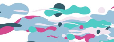 Moda sıvı biçimi, soyut tasarım şekilleri, pankartlar, broşürler, posterler, web iniş sayfaları, kapaklar veya pankartlar için dinamik vektör arkaplanı