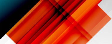 Gölge çizgileri, modern formlar, dikdörtgenler, kareler ve akışkan eğimlere sahip geometrik soyut arkaplanlar. Parlak renkli çizgiler serin arkaplanlar