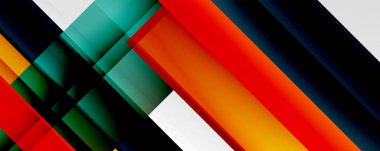 Gölge çizgileri, modern formlar, dikdörtgenler, kareler ve akışkan eğimlere sahip geometrik soyut arkaplanlar. Parlak renkli çizgiler serin arkaplanlar