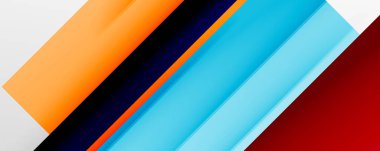 Gölge çizgileri, modern formlar, dikdörtgenler, kareler ve akışkan eğimlere sahip geometrik soyut arkaplanlar. Parlak renkli çizgiler serin arkaplanlar