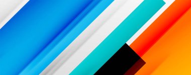 Gölge çizgileri, modern formlar, dikdörtgenler, kareler ve akışkan eğimlere sahip geometrik soyut arkaplanlar. Parlak renkli çizgiler serin arkaplanlar