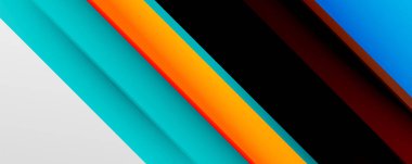 Gölge çizgileri, modern formlar, dikdörtgenler, kareler ve akışkan eğimlere sahip geometrik soyut arkaplanlar. Parlak renkli çizgiler serin arkaplanlar