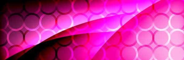 Рідкі градієнтні неонові кольорові хвилі, векторний абстрактний фон — стоковий вектор