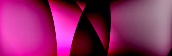 Ondas de cor de néon gradiente de fluido, vetor abstrato fundo — Vetor de Stock