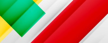 Gölge çizgileri, modern formlar, dikdörtgenler, kareler ve akışkan eğimlere sahip geometrik soyut arkaplanlar. Parlak renkli çizgiler serin arkaplanlar