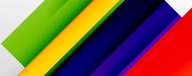 Gölge çizgileri, modern formlar, dikdörtgenler, kareler ve akışkan eğimlere sahip geometrik soyut arkaplanlar. Parlak renkli çizgiler serin arkaplanlar