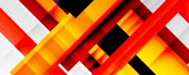 Gölge çizgileri, modern formlar, dikdörtgenler, kareler ve akışkan eğimlere sahip geometrik soyut arkaplanlar. Parlak renkli çizgiler serin arkaplanlar