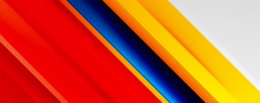 Gölge çizgileri, modern formlar, dikdörtgenler, kareler ve akışkan eğimlere sahip geometrik soyut arkaplanlar. Parlak renkli çizgiler serin arkaplanlar