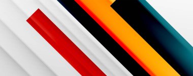 Gölge çizgileri, modern formlar, dikdörtgenler, kareler ve akışkan eğimlere sahip geometrik soyut arkaplanlar. Parlak renkli çizgiler serin arkaplanlar