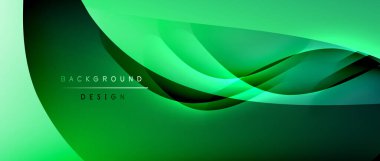 Gölge çizgileri ve parlayan ışık efekti ile akışkan gradyan dalgalar, kapak için modern akış hareketi soyut arkaplan, pankartlar, poster, afiş veya el ilanı