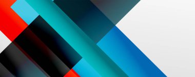 Gölge çizgileri, modern formlar, dikdörtgenler, kareler ve akışkan eğimlere sahip geometrik soyut arkaplanlar. Parlak renkli çizgiler serin arkaplanlar