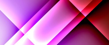 Dinamik diyagonal çizgileri olan akışkan eğimler soyut arkaplan. Dinamik ışık ve gölge efektleriyle parlak renkler. Vektör duvar kağıdı veya poster